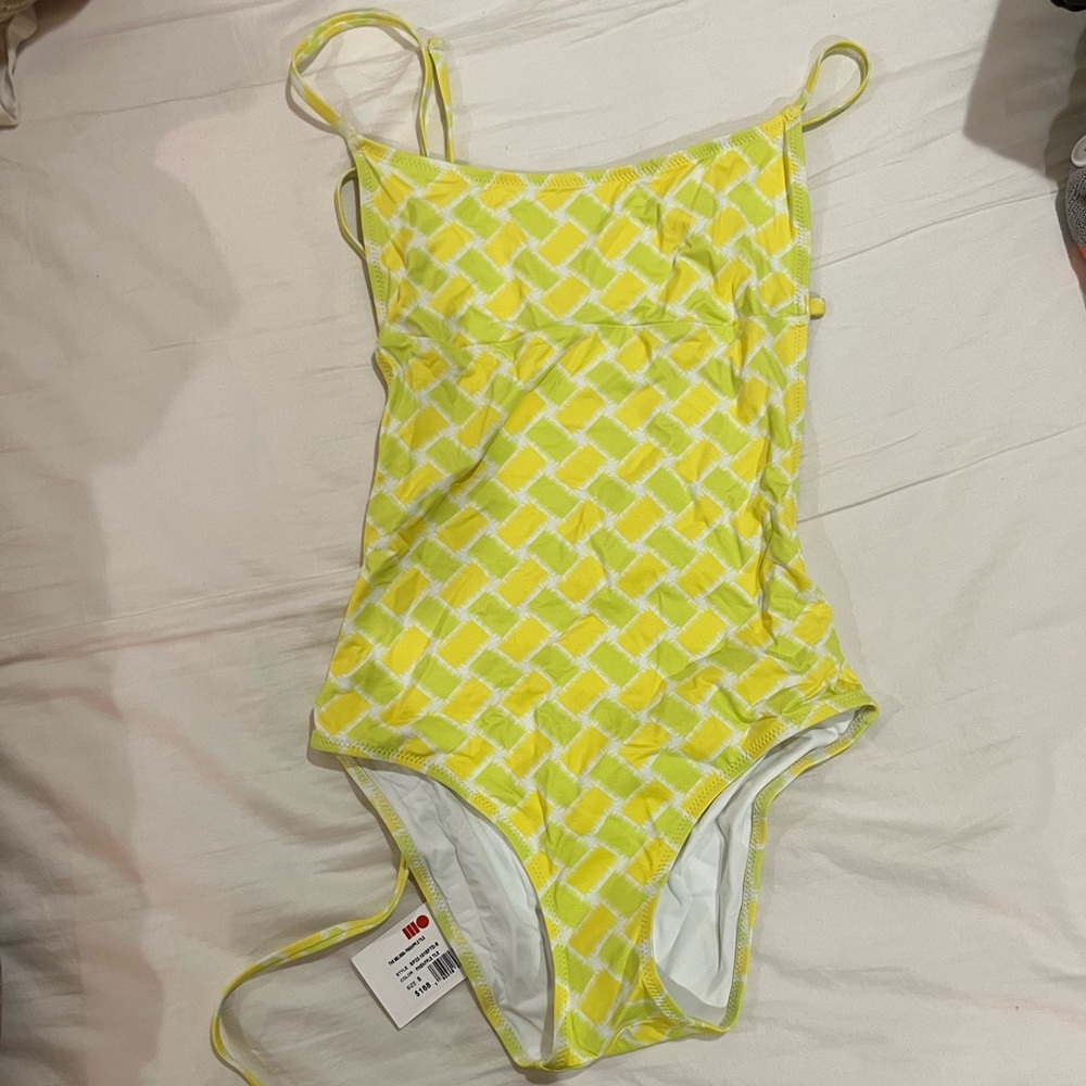 SOLID & STRIPED Melissa One Piece in Pineapple Tile